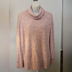 GAP Pink Cowl Neck Sweater with Long Sleeves
